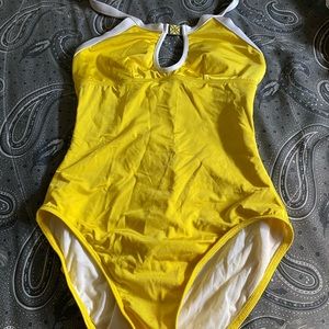 Yellow bathing suit